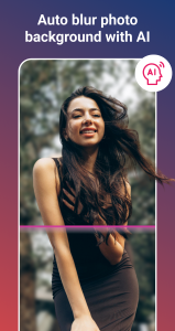 اسکرین شات 3 برنامه Blur Photo Editor, Blur Video