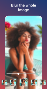 اسکرین شات 1 برنامه Blur Photo Editor, Blur Video