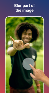 اسکرین شات 2 برنامه Blur Photo Editor, Blur Video