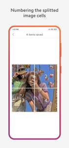 اسکرین شات برنامه Photo Splitter - Grid Maker 5