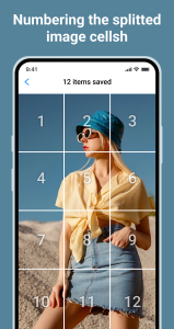 اسکرین شات 5 برنامه Photo Splitter - Grid Maker