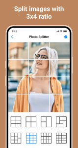 اسکرین شات 3 برنامه Photo Splitter - Grid Maker
