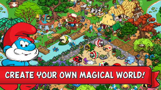 اسکرین شات 1 بازی Smurfs' Village