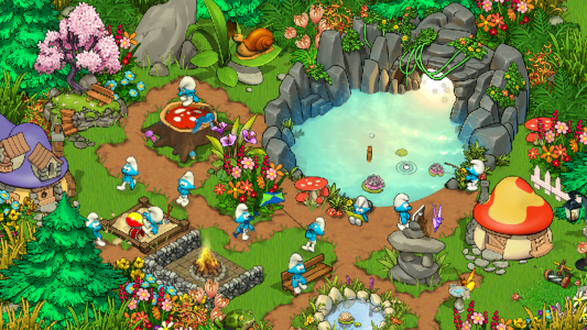 اسکرین شات 3 بازی Smurfs and the Magical Meadow