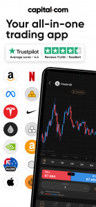 اسکرین شات 2 برنامه Trading app by Capital.com