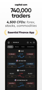 اسکرین شات 2 برنامه Trading app by Capital.com