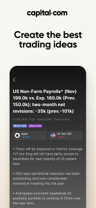 اسکرین شات 4 برنامه Trading app by Capital.com