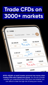 اسکرین شات برنامه Trading app by Capital.com 1