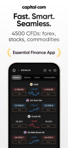 اسکرین شات 2 برنامه Trading app by Capital.com
