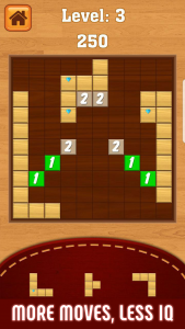 اسکرین شات 2 بازی Block Puzzle : Classic Wood