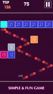 اسکرین شات 2 بازی Brick Blast : Shoot Red Balls