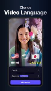 اسکرین شات 2 برنامه Dubs: Captions for Videos