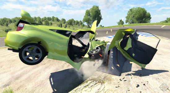 اسکرین شات بازی Crash Car Traffic Racing 4