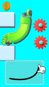 اسکرین شات بازی Car Climber: Draw Bridge 3D 4