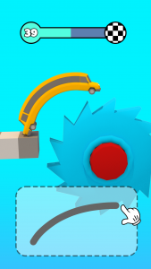 اسکرین شات 3 بازی Car Climber: Draw Bridge 3D