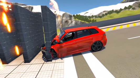 اسکرین شات بازی Beam Drive Road Crash 3D Games 3