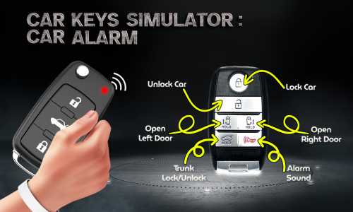 اسکرین شات برنامه Car Keys Simulator Sounds 1