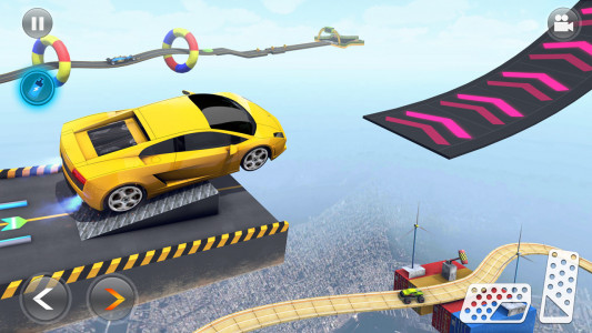 اسکرین شات بازی Sky Car Stunt 3D Racing Games 2