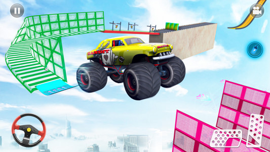 اسکرین شات بازی Sky Car Stunt 3D Racing Games 4