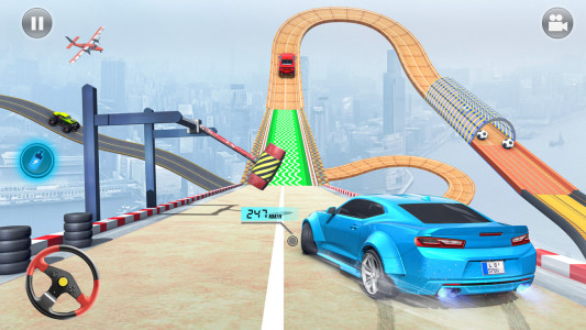 اسکرین شات بازی Sky Car Stunt 3D Racing Games 3