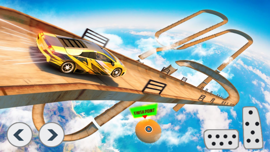 اسکرین شات بازی Superhero Car Stunts Racing 5