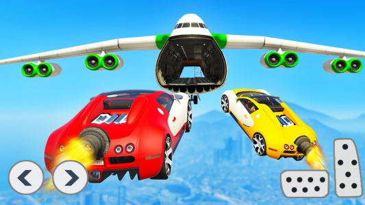 اسکرین شات بازی Superhero Car Stunts Racing 3
