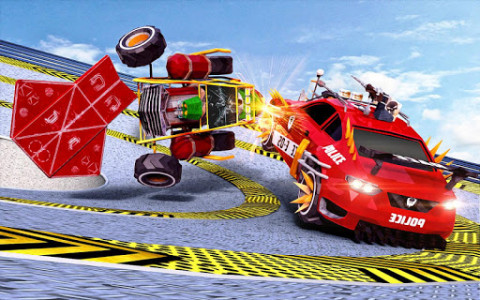 اسکرین شات برنامه Ramp Car Racing Stunts: Impossible Tracks 3D 5