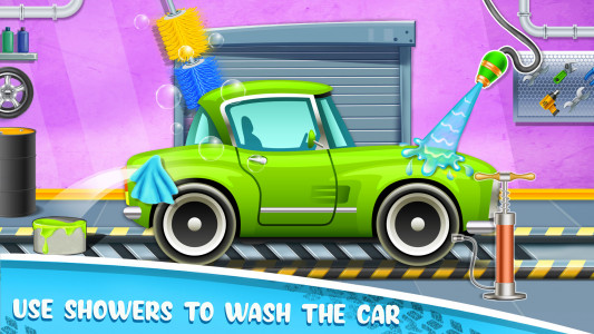 اسکرین شات برنامه Car Wash Games for kids 3