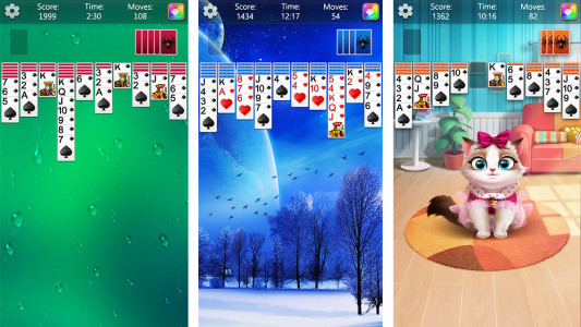 اسکرین شات 1 بازی Spider Solitaire Fun