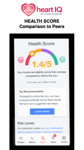 اسکرین شات 3 برنامه Cardiogram: Heart Rate & BP
