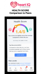 اسکرین شات برنامه Cardiogram 3