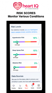 اسکرین شات 2 برنامه Cardiogram: Heart Rate & BP