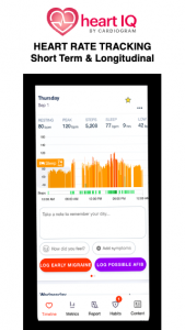 اسکرین شات 1 برنامه Cardiogram: Heart Rate & BP