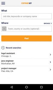 اسکرین شات برنامه Jobs - Job Search - Careers 1