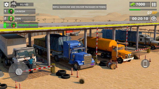 اسکرین شات 1 بازی City Cargo Truck Parking Games