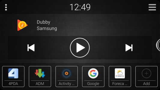 اسکرین شات 1 برنامه Grey Theme for Car Launcher