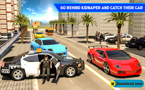 اسکرین شات بازی Crazy Car Racing Police Chase 5