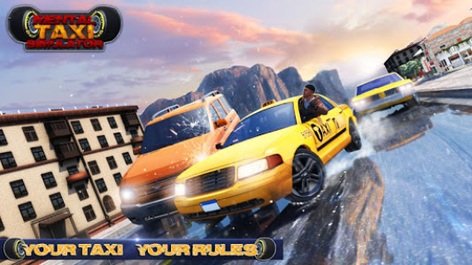 اسکرین شات بازی Mental Taxi Simulator - Taxi Game 3