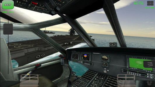 اسکرین شات بازی Carrier Helicopter Flight Simulator - Fly Game ATC 7