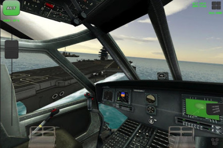 اسکرین شات بازی Carrier Helicopter Flight Simulator - Fly Game ATC 2