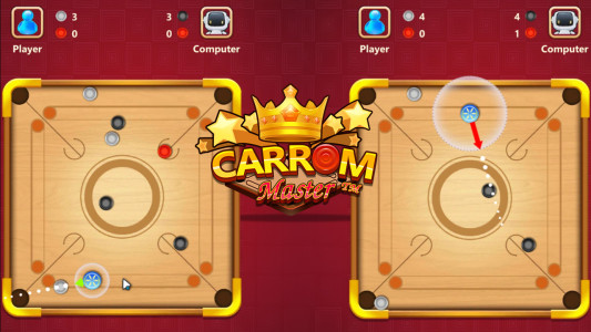 اسکرین شات 8 بازی Carrom Master: Disc Pool Game