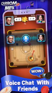 اسکرین شات بازی Carrom Meta-Board Disc Game 3