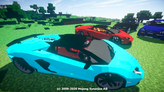اسکرین شات برنامه Mod cars for mcpe 2