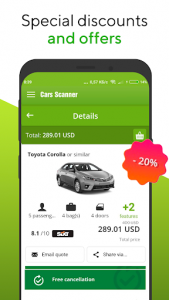 اسکرین شات برنامه Cars-scanner - car rental 6