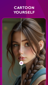 اسکرین شات 2 برنامه Cartoon Art: AI Photo Editor