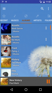 اسکرین شات برنامه Music Player HD+ Equalizer 3