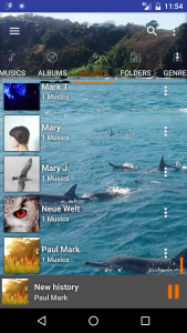 اسکرین شات برنامه Music Player HD+ Equalizer 5