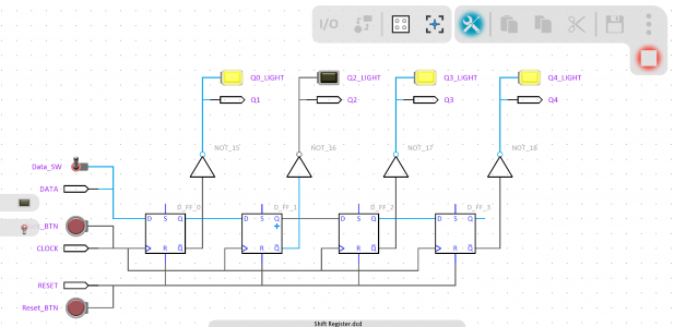 اسکرین شات برنامه Digital Circuit Simulator 2