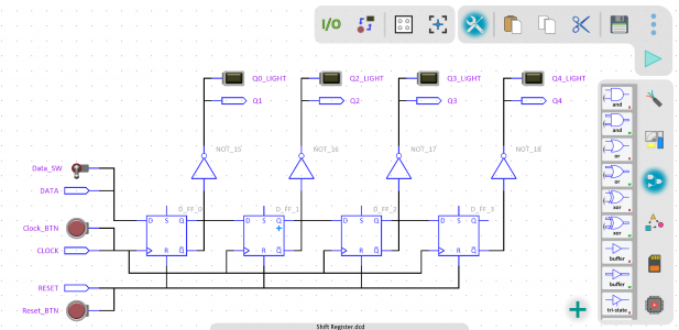 اسکرین شات برنامه Digital Circuit Simulator 1