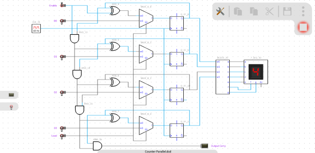 اسکرین شات 3 برنامه Digital Circuit Simulator